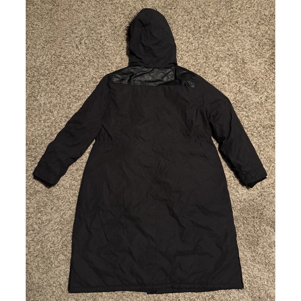 Torrid Womens Black Wind & Water Resistant Faux Fur Hooded Jacket Plus Size 2 - Picture 5 of 16